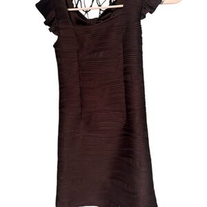 Bonnie Jean black Pleated Sheath Dress girls size 10, worn once